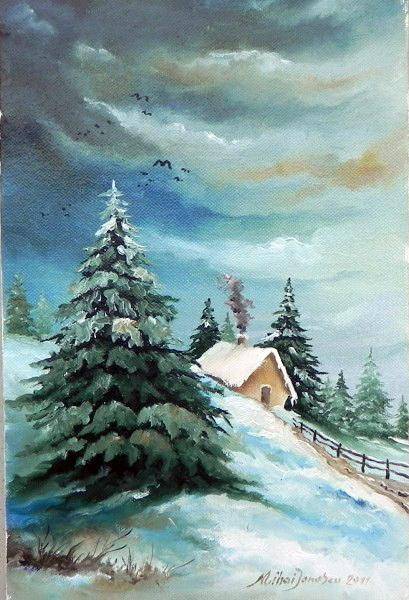 Picture Winter in romanian mountains